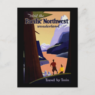 Visit The Pacific Northwest Postcard