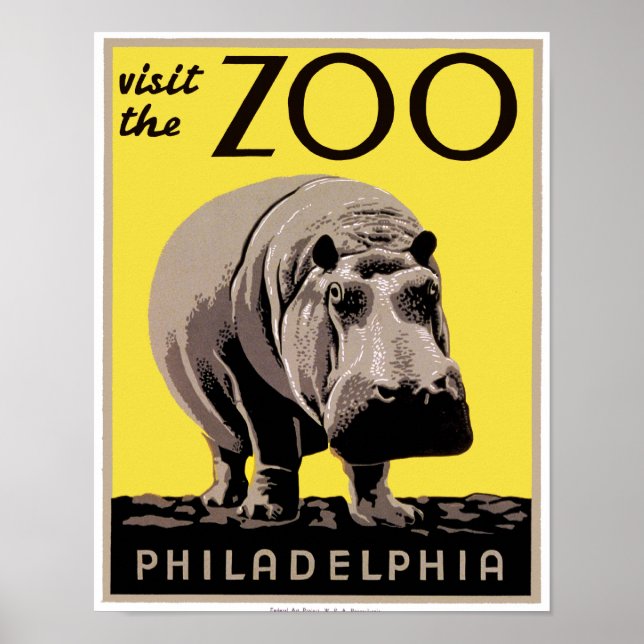 Visit the Zoo Poster (Front)