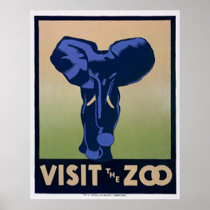 Visit the Zoo Poster
