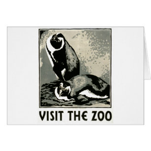 Visit the Zoo - WPA Poster -