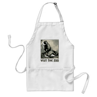 Visit the Zoo - WPA Poster - Standard Apron