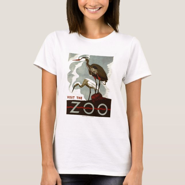 Visit the Zoo - WPA Poster - T-Shirt (Front)