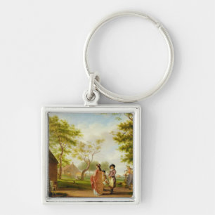 Visit to the Country Dairy Keychain