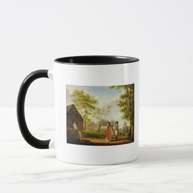 Visit to the Country Dairy Mug (Left)