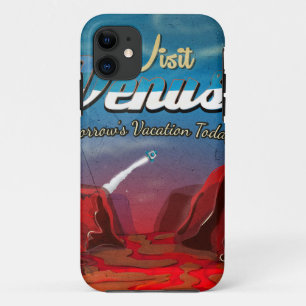 Visit Venus Vintage Poster iPhone 11 Case