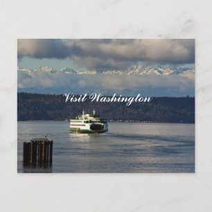 Visit Washington post card