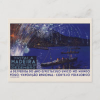 Visitai a Madeira Portugal Vintage Poster 1939