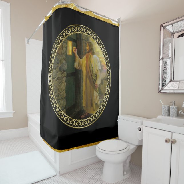 Visitation at Dawn Jesus Knocking on a Rustic Door (In Situ)