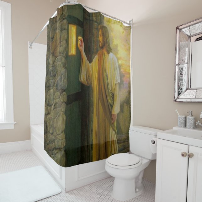 Visitation at Dawn Jesus Knocking on a Rustic Door (In Situ)