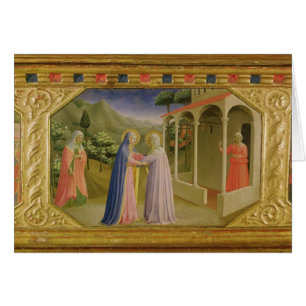 Visitation, from predella Annunciation