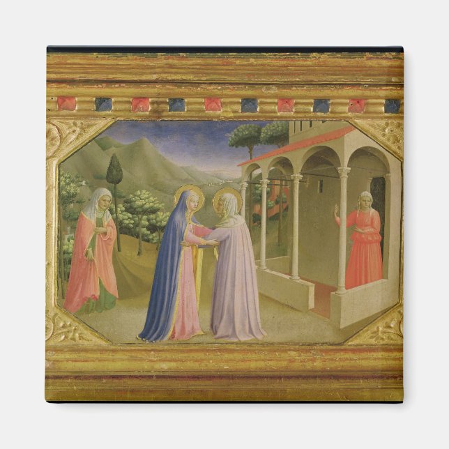Visitation, from predella Annunciation Magnet (Front)