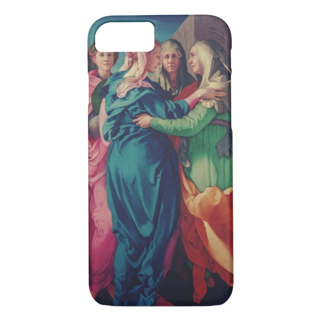 Visitation of Virgin by Pontormo  Case-Mate iPhone Case (Back)