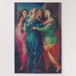 Visitation of Virgin by Pontormo Jigsaw Puzzle