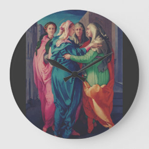 Visitation of Virgin by Pontormo Large Clock