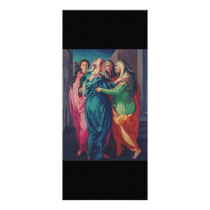 Visitation of Virgin by Pontormo Rack Card