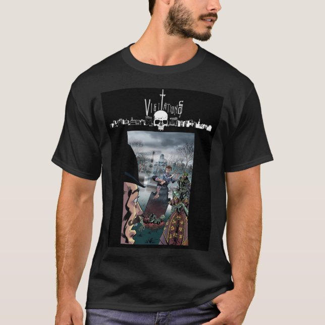 Visitations Comic Men's Piper Boy T-shirt (Front)