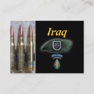Visite 5ème carte de collection de l'Irak de forces