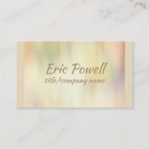 Visite aquarelle personnalisée design moderne carte de vi