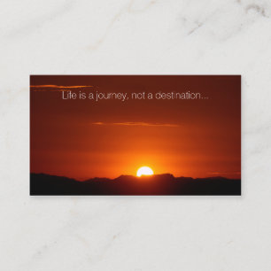 Visite Arizona Sunrise Inspiration Carte de Nom d'Entrepr