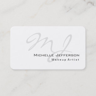 Visite Artiste de maquillage du coin arrondi Carte de vis