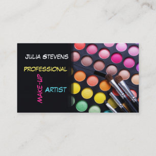 Visite Artiste de maquillage professionnel, carte de