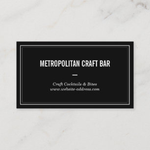 Visite Bar artisanal de style vintage, Restaurant Carte d