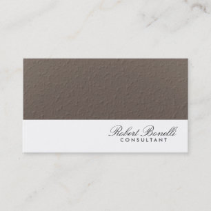 Visite Blanc Beige Plaque Moderne Consultant Carte de vis