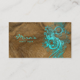 Visite Bleu en bois de aménagement floral de carte de