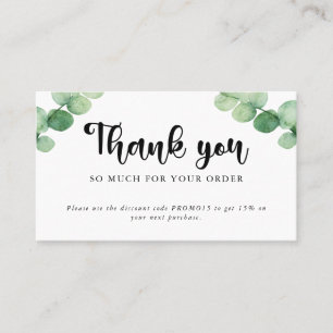 Visite Boutique Merci Carte de réduction Boutique Eucalyp