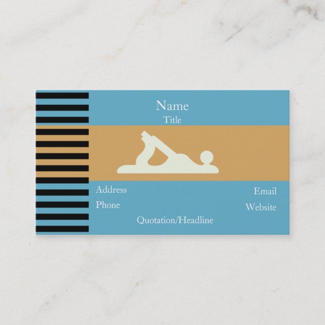 Visite Carpenter - Carte de profil (Devant)