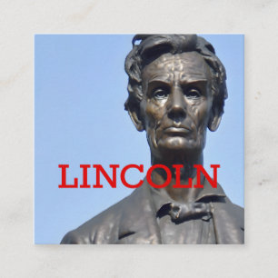 Visite Carré Carte de bus Sq personnalisable Lincoln dans Lytle