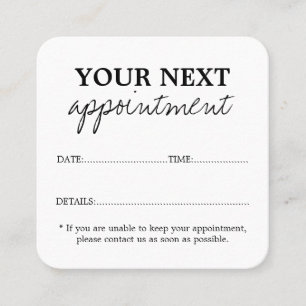 Visite Carré Carte de rendez-vous de service de nettoyage Clean