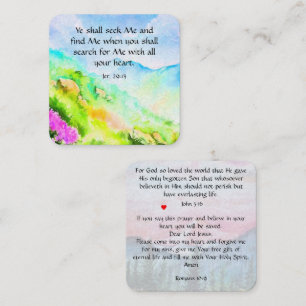 Visite Carré Carte de traçage Gospel