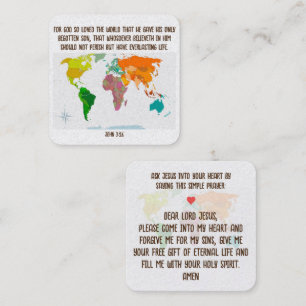 Visite Carré Carte de traçage Gospel