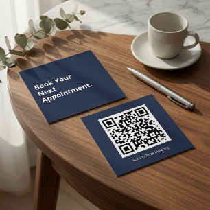 Visite Carré Carte QR Code de rendez-vous personnalisée
