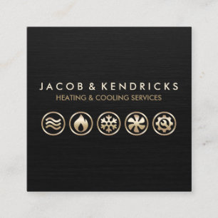 Visite Carré Chauffage Ventilation Climatisation Carte de visit