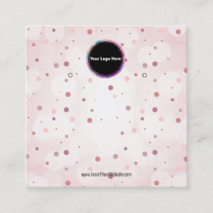 Visite Carré Créer votre carte d'affichage d'écoute de logo p