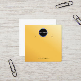 Visite Carré Créer votre carte d'affichage d'écoute de logo per