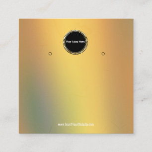 Visite Carré Créer votre carte d'affichage d'écoute de logo per