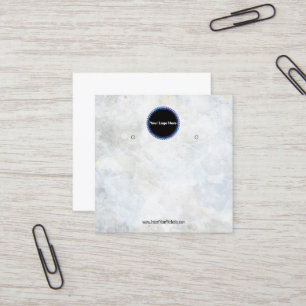 Visite Carré Créer votre carte d'affichage d'écoute de logo per