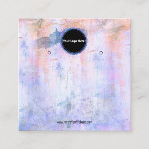 Visite Carré Créer votre carte d'affichage d'écoute de logo per