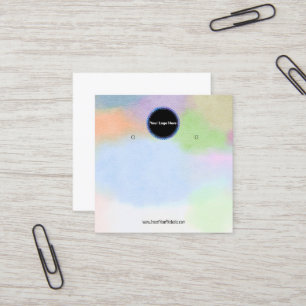 Visite Carré Créer votre carte d'affichage d'écoute de logo per