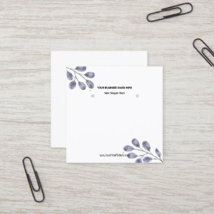 Visite Carré Créer votre carte d'affichage d'écoute de logo per