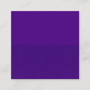 Visite Carré Parties scintillant violet personnalisée Carte de