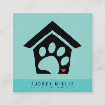 Service de pose pour animaux de compagnie Carte de