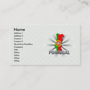 Visite Carte 2,0 de drapeau du Portugal