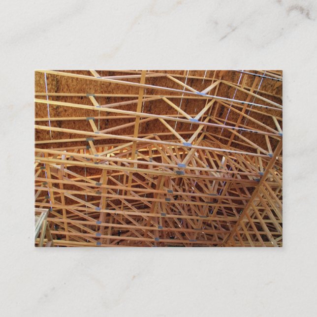 Visite Carte à la maison d'entreprise de construction (Devant)