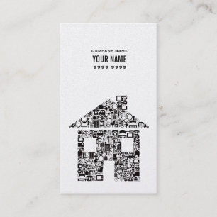 Visite Carte à la maison d'entreprise immobilière de