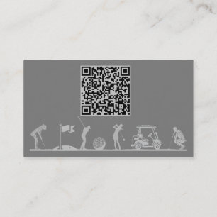 Visite Carte à thème de golf - Gents