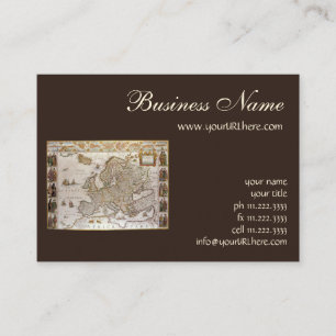 Visite Carte antique de l'Europe par Willem Jansz Blaeu, 